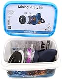 Sundstrom H05-6321M Mining Safety Respirator Kit with SR 100 M/L Silicone Half Mask, P100/HE Particu