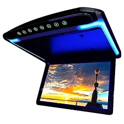 高画質12.1インチデジタルフリップダウンモニター LEDバックライト液晶 HDMI MicroSD対応 12V専用[F1230BH]