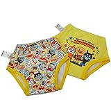 アンパンマン 2枚組 3重層 トイレ トレーニングパンツANPANMAN 95cm イエロー