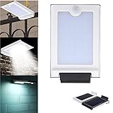 ILS - 3.7V 46 LED Solar Power PIR Motion Sensor Wall Light Garden Waterproof Outdoor Lamp