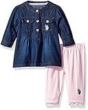 U.S. Polo Assn. PANTS ベビー・ガールズ US サイズ: 6 - 9 Months カラー: ブルー