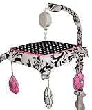 Musical Mobile for Rose Damask Baby Bedding Set by Sisi