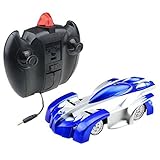 Mily Chargeable Radio Remote Control Racing Car Wall Climber Car Wall Climbing Stunt Car Blue [並行輸入品