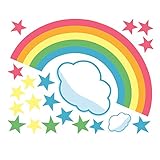 Wallies Wall Decals, Rainbow Room Wall Stickers