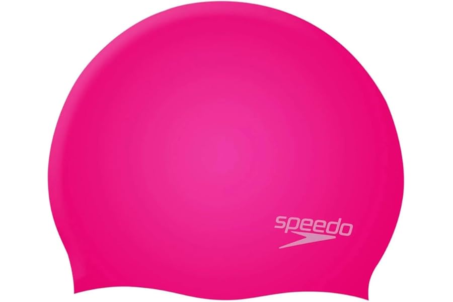 Speedo Kid's Plain Moulded Silicone Swimming Cap