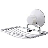 Bartram 石鹸置き 石鹸ホルダー しっかり固定 吸盤 壁掛け式 水切り 強力吸着 壁傷つけない お風呂 バス用品 繰り返し使用可能