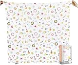Weegoamigo Baby Muslin Swaddle Blanket - Floral Metric, Pink by Weegoamigo [並行輸入品]