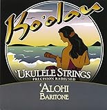 【KO'OLAU STRINGS】 ALOHI BARITONE バリトン用 ウクレレ弦 セット(高密度モノフィラメント繊維 3弦4弦のみ巻弦)