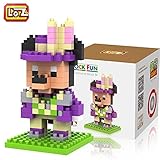 LOZ イースター 紫のミッキーさんブロック 積み木 ダイヤモンドブロック トイ おもちゃ ブロック 9172