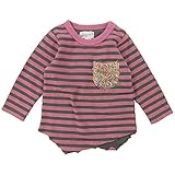 SCHNEE(スネー) ボーダー厚手カットソー長袖Tシャツ 90cm /ピンク NO.F-641345