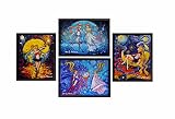 uhomate 4個Pretty Soldier Sailor Moon壁装飾Vincent van Gogh starry nightポスター壁アート記念ギフトベビーギフト壁装飾用寝室浴室アートワー