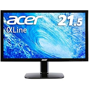 Acer モニター AlphaLine KA220HQbid 21.5インチ TN 非光沢 フルHD HDMI DVI D-Sub ブルーライト軽減 VESAマウント対応