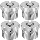 JUTOSUマイクネジアダプター カメラネジ変換アダプター 1 /4"メス-5/8"オス アダプター ネジ式アダプター アルミニウム合金製 三脚アダプター 1/4"〜5/8" 三脚用レーザーアダプター 変換ネジ カメラネジアダプター 撮影補助ツール (4個セット)