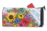 BloomingバスケットLarge Mailwraps磁気メールボックスカバー
