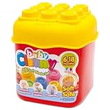 Clemmy Soft Blocks 20 Pieces Basket (Red)