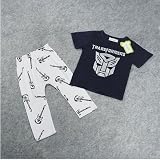 小売男児の衣類セット赤ちゃん袖Tシャツ+ズボン運動スーツ2pcs子供服の児童の服装のようなボスを設置(S)