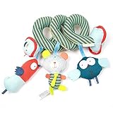 Edtoy Baby Activity Spiral Toy, Stroller Toy, Bed Hanging Toys, Car Seat Toy Rabbit by Edtoy