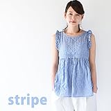 Pearls 【マタニティ】【授乳口付き】【日本製】 フリルが可愛い プリント ノースリーブ ブラウス トップス またにてぃ かんたん 授乳 半袖 産前 産後 妊婦服 夏 通勤 長く使える 授乳服には
