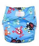 SUNNY BABY おむつカバー 布おむつ フリーサイズ サイズ調節可 テープ式 モンスター [並行輸入品]