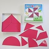 エジソンクラブ 図形パズル(赤） 紙製