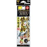 がまかつ(Gamakatsu) 糸付 落し込みサビキ 替え鈎 6本入り カラ鈎 銀 FD179 13-14