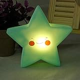 3dスターLEDナイトライト、liyudlベビー夜ライトロマンチック誕生日パーティー装飾for Kids 'ルームデコレーションパーティーライト