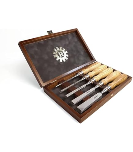 Bahco 9883 Chisel-Set, Red, Set Of 4 Pieces