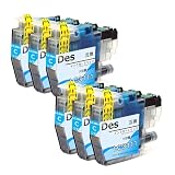 ブラザー(brother)用 LC3111 インクカートリッジ C lc3111c 互換インク シアン 計6本 対応機種：DCP-J582N DCP-J973N DCP-J978N-B DCP-J978N-W DCP-J982N-B DCP-J982N-W DCP-J987N-W DCP-J981Nなど【残量表示/大容量タイプ/安心三年】
