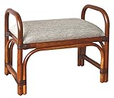 籐 天然ラタン アジアンスツール 【 ポリウレタン塗装 】 SY-555