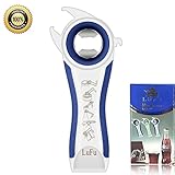 多功能６合１の専門栓抜き器、LUFU高品質　省力　安全　迅速栓抜き器、ゴムカバーの滑り止めハン...