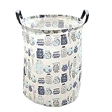 dushowスナックバスケット/おもちゃストレージバスケット/ Dirty Clothing Basket Withレザーハンドルの寄宿舎/赤ちゃん/キッズ/ホーム/子供/本/ Dog Supplie