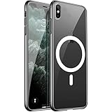 【米軍規格・Magsafe対応】Gtsoho iPhone X/XS 用 ケース 透明 マグネット搭載 ワイヤレス充電 耐衝撃 耐久性 全面保護 黄ばみなし ストラップホール付き イフォンX/XS 用 カバー 5.8インチ マグセーフ対応 透明な