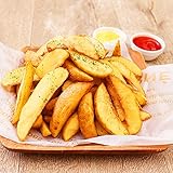 フライドポテト　1㎏×4袋　ナチュラル　皮付き　冷凍　料理店でも使われる業務用 ポテト ポテトフライ