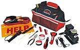 Apollo DT9771 Precision Tools Roadside Took Kit in Soft Sided Bag, Includes Air Compressor, 53-Piece