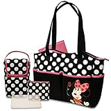 Disney 5 in 1 Diaper Tote Bag Set Minnie [並行輸入品]