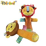 aipinqi新生児赤ちゃん手スティックSoothing Toys Appeasing動物シャムPlush Puppets BBロッドHandbell Rattleおもちゃset2