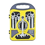 aiyun 7 pcs /クロムバナジウムフレキシブルラチェットレンチセットセット、crvグリーアレンチセット