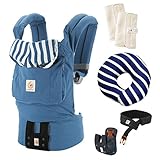 Ergobaby SG新仕様 【日本正規品2年保証　日本限定ベビーウエストベルト付】エルゴベビー・ベビーキャリア ビーチハウス ベビーまくらセット（よだれパッド＋ドーナツ枕付き）