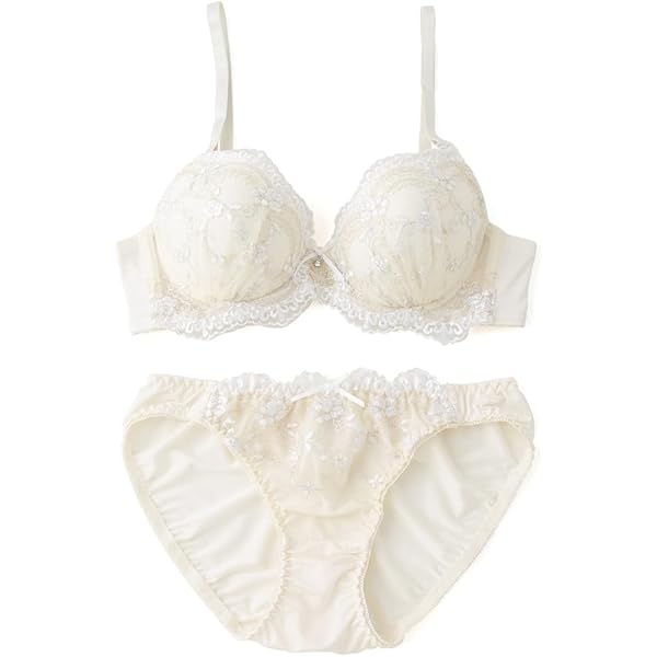 Amazon | [ハニーズ] 下着 アンダーウェア ブラジャー 花柄刺繍