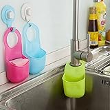 Generic green : HOT Sale 1Pc Kitchen Sink Bathroom Sponge Holder Hanging Strainer Water Tap Storage 