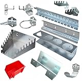 MIMIER取り付け金具 フック 有孔ボード用 パンチングボード用 業務用 壁掛けボード 工具収納 ツール収納 ガレージ 工場作業 DIY