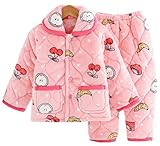 [スゴフィ]SGFY 子供 パジャマ フランネル もこもこ あったか 子供服 女の子 男の子 前開き ガールズ ボーイズ キッズ 厚手 2点セット 上下セット 寝間着 ナイトウェア 寝巻き 部屋着 秋
