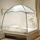 royal- Mosquito Nets暗号化heighteningブラケットファスナー( 1.8 M ( 6フィート)ベッド) ブルー