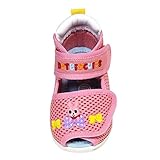 MIKIHOUSE HOTBISCUITS（ミキハウスホットビスケッツ）ビーンズ＆キャビット ダブルラッセルベビーサンダル 13cm,ピンク