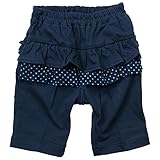 《初夏盛夏対応》(日本製) Pample Mousse(パンプルムース) 30コーマ天竺フリル五分丈パンツ 90cm /NB NO.DP-72358