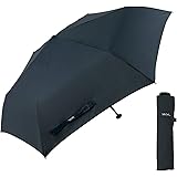 Waterfront 折りたたみ傘 雨傘 NEW極軽カーボン ブラック 50cm 軽量 超撥水 ユニセックス U350-0283BK1-BB