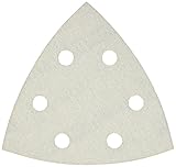 Bosch SDTW182 Detail Triangle, Hook & Loop Sanding Sheet, White, 180 Grit, 25 Pack [並行輸入品]