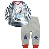 BOO FOO WOO 【BOO HOMES】PEANUTS BABYセットアップ(スヌーピー) ブルー(BL) 80
