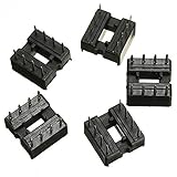 5 Pcs 8 Pins Ic Socket Dip Sockets Adaptor Solder Type 2.54Mm (Usa)