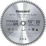 Concord Blades MCB1000T080HP 10-Inch 80 Teeth TCT Ferrous Metal Cutting Blade [並行輸入品]